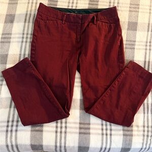 Worthington Burgundy Ankle Pants